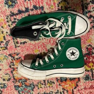 Converse Platform Green High-Top Sneakers